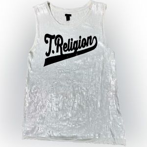 True Religion sequins top